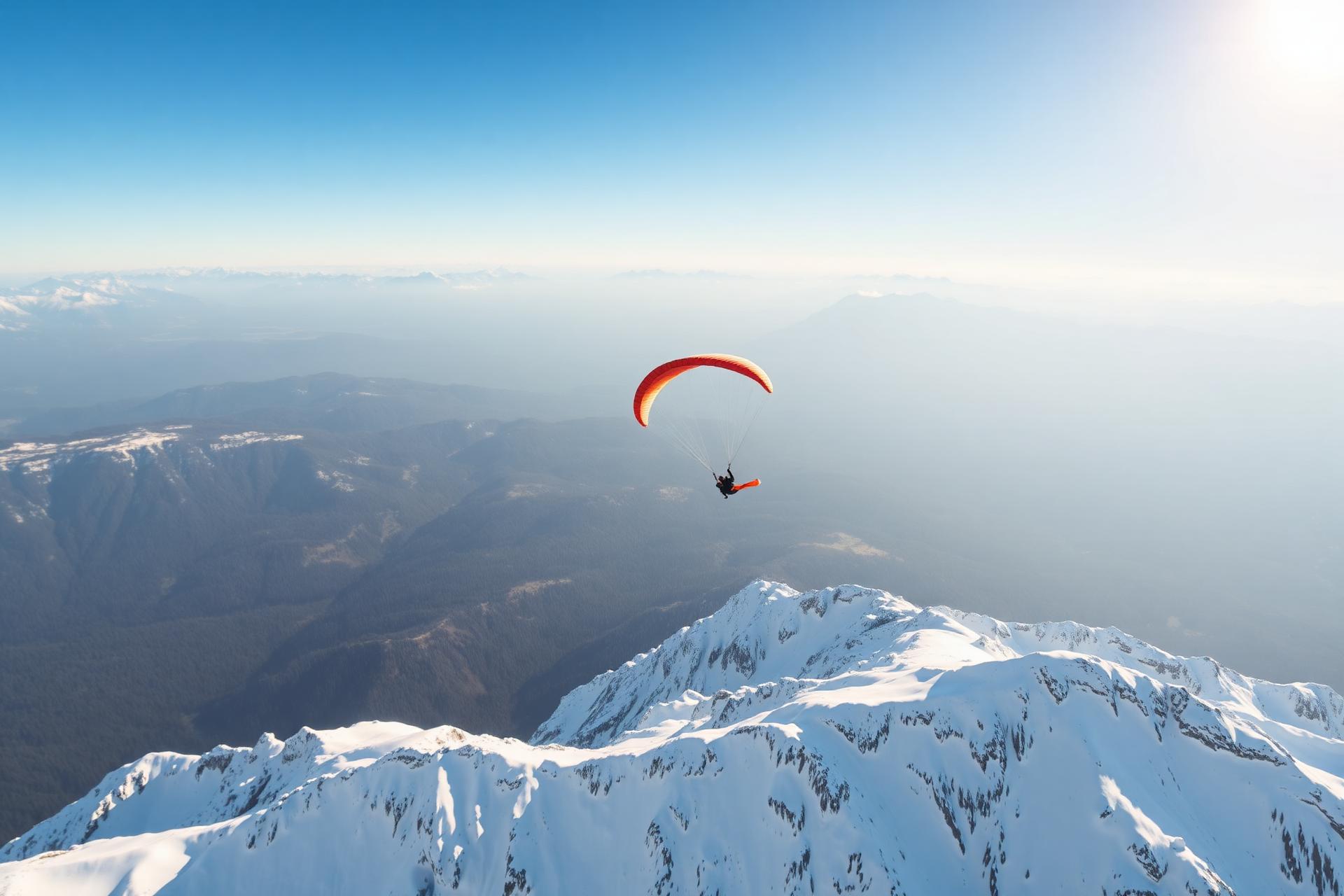 Snow-capped Swiss Alps at dawn